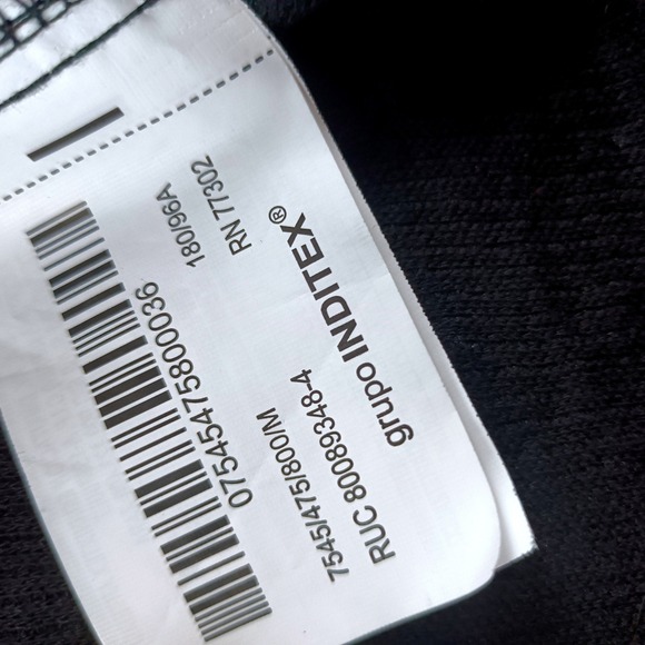 Zara Black Textured Knit Button Up Camp Collar Shirt Short Sleeve 7545/475 M - Picture 5 of 6